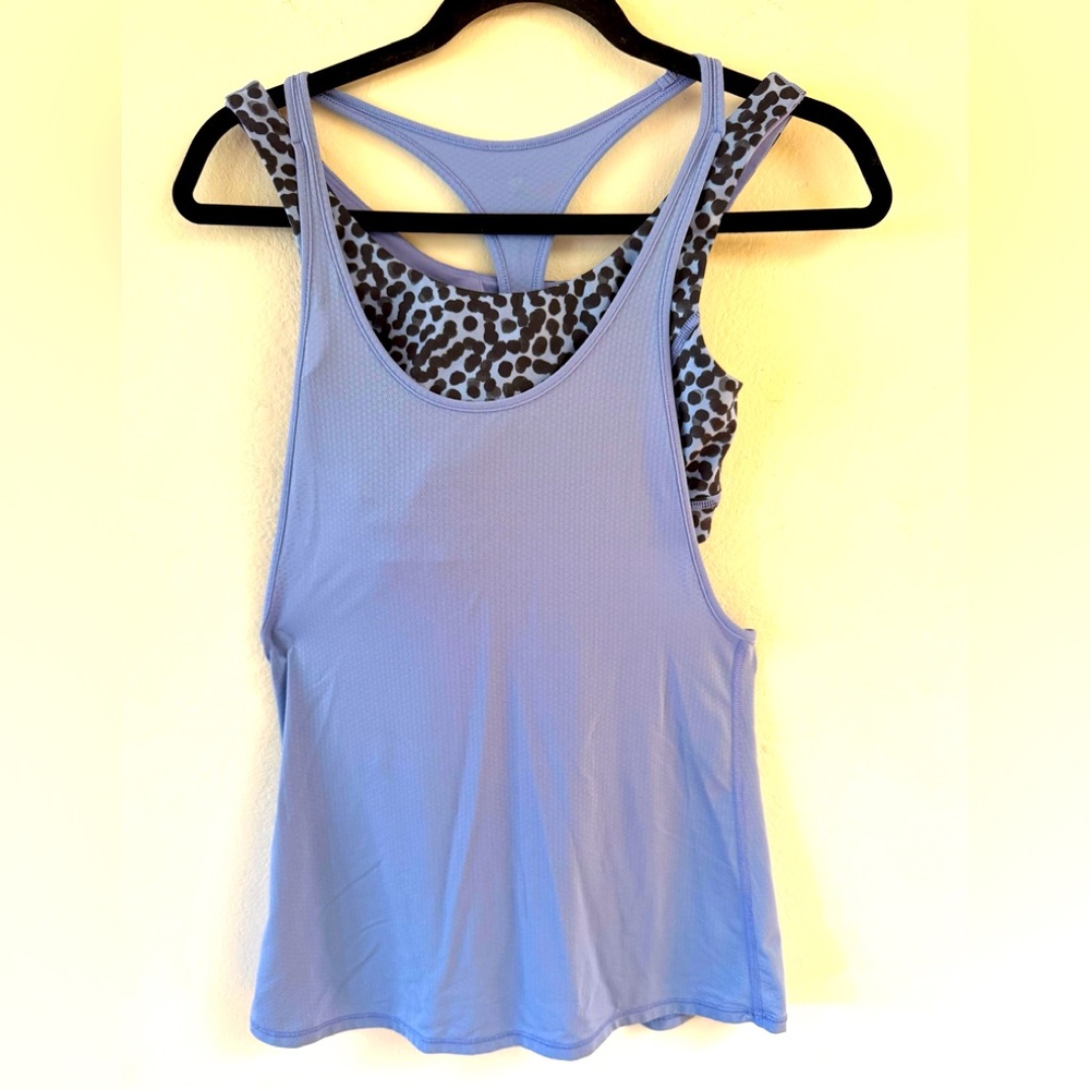 Lululemon All Sport Support Tank size 4 in periwinkle and black